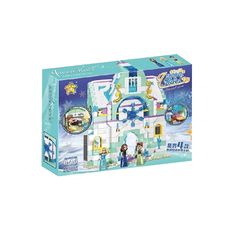 LUCKY STAR 30006 CUNG ĐIỆN FROZEN LÂU ĐÀI MƠ ƯỚC bộ đồ chơi xếp lắp ráp ghép mô hình Girl Con Gái