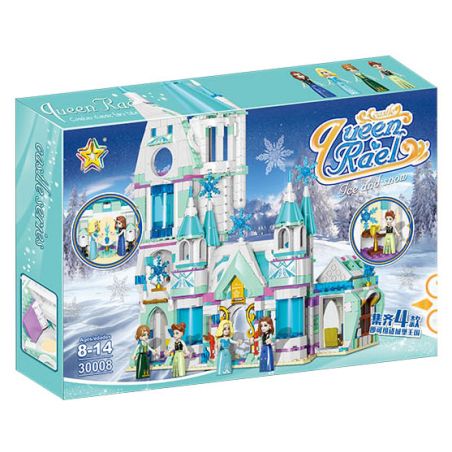 LUCKY STAR 30008 LÂU ĐÀI YCE VÀ SNOW PALACE DREAM GAOTA bộ đồ chơi xếp lắp ráp ghép mô hình Girl Con Gái