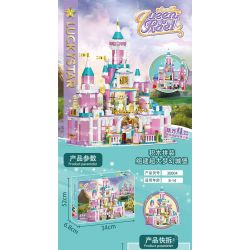 LUCKY STAR 30004 LÂU ĐÀI YCE AND SNOW PALACE DREAM bộ đồ chơi xếp lắp ráp ghép mô hình Girl Con Gái