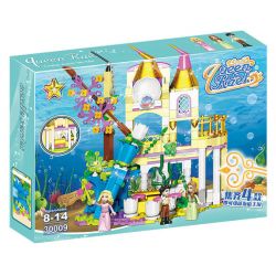 LUCKY STAR 30009 CUNG ĐIỆN DƯỚI NƯỚC ĐỘNG VẬT BIỂN bộ đồ chơi xếp lắp ráp ghép mô hình Girl Con Gái