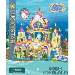 LUCKY STAR 30012 ĐỘNG VẬT BIỂN CUNG ĐIỆN DƯỚI NƯỚC bộ đồ chơi xếp lắp ráp ghép mô hình Girl Con Gái