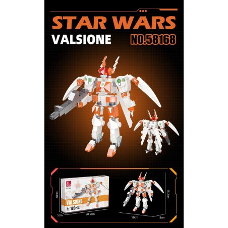 JIESTAR 58168 LOẠI CHIẾN TRANH VALSIONE bộ đồ chơi xếp lắp ráp ghép mô hình 189 khối