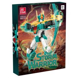 JIESTAR 58210 LOẠI SÁNG TẠO BÃO MESSENGER bộ đồ chơi xếp lắp ráp ghép mô hình 1274 khối