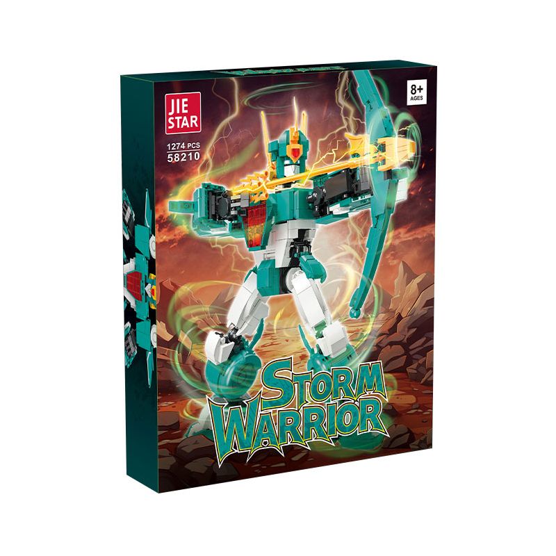 JIESTAR 58210 LOẠI SÁNG TẠO BÃO MESSENGER bộ đồ chơi xếp lắp ráp ghép mô hình 1274 khối