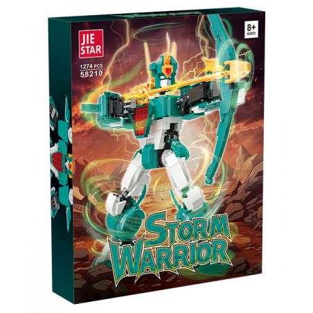 JIESTAR 58210 LOẠI SÁNG TẠO BÃO MESSENGER bộ đồ chơi xếp lắp ráp ghép mô hình 1274 khối