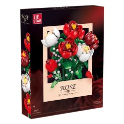 JIESTAR JJ9212 9212 BÓNG HOA HỒNG bộ đồ chơi xếp lắp ráp ghép mô hình Creator Sáng Tạo 761 khối