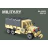 JIESTAR 59059 XE CHỞ QUÂN NHẸ bộ đồ chơi xếp lắp ráp ghép mô hình Military Army LIGHT TROOP CARRIERS Quân Sự Bộ Đội 295 khối