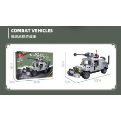 JIESTAR 59061 XE CHIẾN ĐẤU HÀNH TRÌNH TRÊN ĐẤT LIỀN bộ đồ chơi xếp lắp ráp ghép mô hình Military Army COMBAT VEHICLES Quân Sự Bộ Đội 370 khối