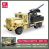 JIESTAR 59062 PHÁO VẬN TẢI bộ đồ chơi xếp lắp ráp ghép mô hình Military Army ARTILLERY TRANSPORT Quân Sự Bộ Đội 464 khối