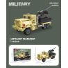 JIESTAR 59062 PHÁO VẬN TẢI bộ đồ chơi xếp lắp ráp ghép mô hình Military Army ARTILLERY TRANSPORT Quân Sự Bộ Đội 464 khối