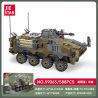 JIESTAR 59065 XE CHIẾN ĐẤU BỌC THÉP LỘI NƯỚC bộ đồ chơi xếp lắp ráp ghép mô hình Military Army AMPHIBIOUS ARMORED COMBAT VEHICLE Quân Sự Bộ Đội 588 khối