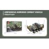 JIESTAR 59065 XE CHIẾN ĐẤU BỌC THÉP LỘI NƯỚC bộ đồ chơi xếp lắp ráp ghép mô hình Military Army AMPHIBIOUS ARMORED COMBAT VEHICLE Quân Sự Bộ Đội 588 khối