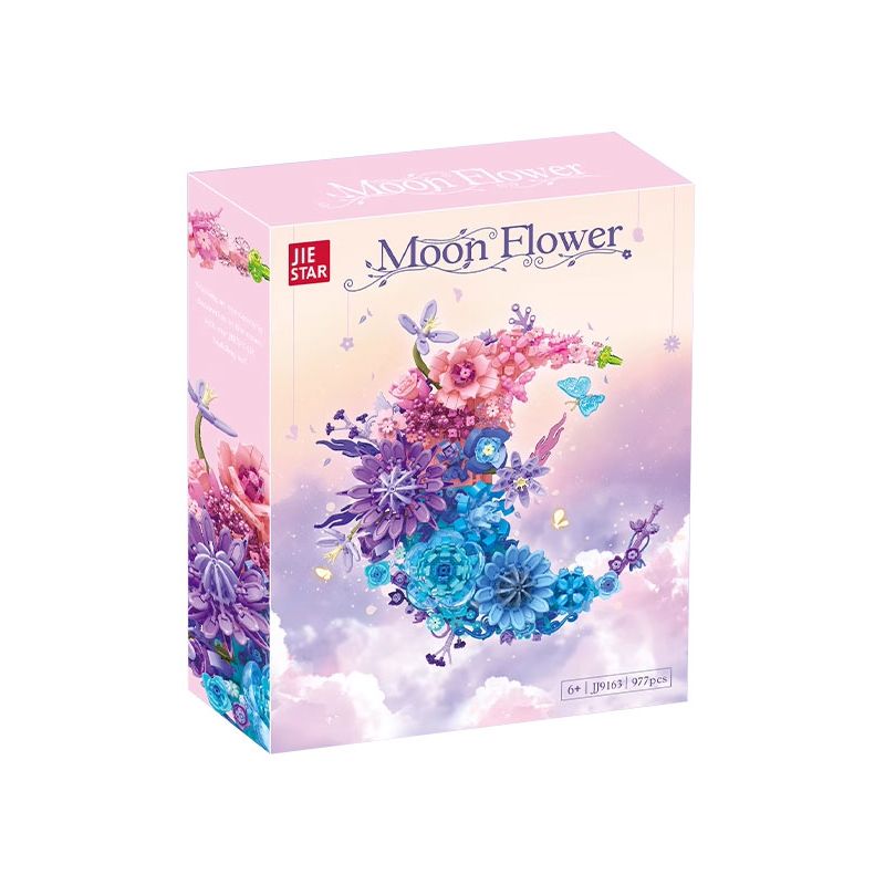 JIESTAR JJ9163 9163 HOA TRĂNG bộ đồ chơi xếp lắp ráp ghép mô hình Arts & Crafts 977 khối