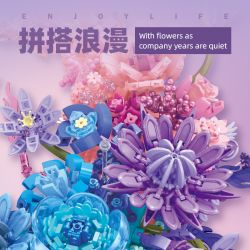 JIESTAR JJ9163 9163 HOA TRĂNG bộ đồ chơi xếp lắp ráp ghép mô hình Arts & Crafts 977 khối