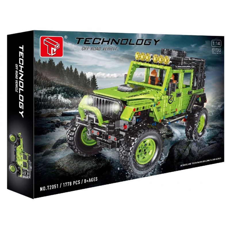 TYGOLL T2051 2051 XE NGOÀI ĐƯỜNG P1 14 tỷ lệ 1:14 bộ đồ chơi xếp lắp ráp ghép mô hình Technic OFFROAD VEHICLE Kỹ Thuật Công Nghệ Cao Mô Hình Phương Tiện 1778 khối