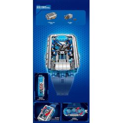 TYGOLL T4057 4057 ĐỒNG HỒ bộ đồ chơi xếp lắp ráp ghép mô hình Technic TRENDY WATCHES Kỹ Thuật Công Nghệ Cao Mô Hình Phương Tiện 1006 khối