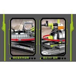 Kazi KY80468 80468 KỸ THUẬT GIÀN KHOAN QUAY BỒN TYPE 59 bộ đồ chơi xếp lắp ráp ghép mô hình City Thành Phố 471 khối