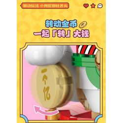 TOP TOY TC1829 1829 CHÓ CON VÀ RẮN THU HÚT SỰ GIÀU CÓ MAY MẮN MÈO bộ đồ chơi xếp lắp ráp ghép mô hình Creator SNAKE SPOT Sáng Tạo 800 khối