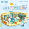 TOP TOY TC2067 2067 ĐẠI HỌC GIA ĐÌNH SANRIO PAUGANG DOG VÀ BALM MERIST VÀO BUỔI CHIỀU bộ đồ chơi xếp lắp ráp ghép mô hình 500 khối