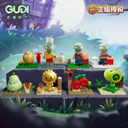 GUDI 60032 THỰC VẬT SO VỚI ZOMBIES BOMB THỨ BA CỦA NGƯỜI DÂN bộ đồ chơi xếp lắp ráp ghép mô hình Movie & Game Phim Và Trò Chơi