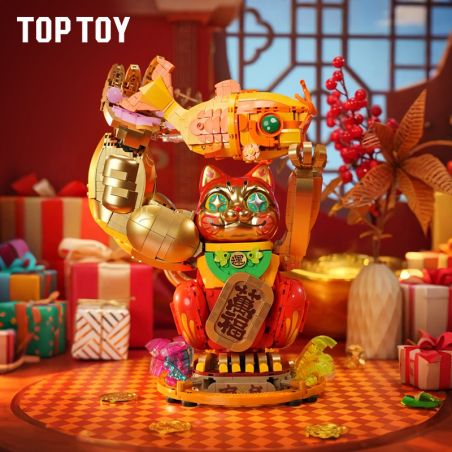TOP TOY TC1830 1830 MẠNH MẼ THU HÚT SỰ GIÀU CÓ CÁ CHÉP MAY MẮN bộ đồ chơi xếp lắp ráp ghép mô hình Creator Sáng Tạo 1400 khối