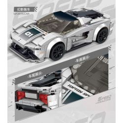 TOP TOY TC1718 1718 XE THỂ THAO MA tỷ lệ 1:20 bộ đồ chơi xếp lắp ráp ghép mô hình Racers Đua Tốc Độ