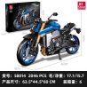 JIESTAR 58014 SUZUKI GSX-S1000 ĐẦU MÁY tỷ lệ 1:5 bộ đồ chơi xếp lắp ráp ghép mô hình Technic Kỹ Thuật Công Nghệ Cao Mô Hình Phương Tiện 2046 khối
