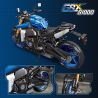 JIESTAR 58014 SUZUKI GSX-S1000 ĐẦU MÁY tỷ lệ 1:5 bộ đồ chơi xếp lắp ráp ghép mô hình Technic Kỹ Thuật Công Nghệ Cao Mô Hình Phương Tiện 2046 khối