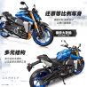 JIESTAR 58014 SUZUKI GSX-S1000 ĐẦU MÁY tỷ lệ 1:5 bộ đồ chơi xếp lắp ráp ghép mô hình Technic Kỹ Thuật Công Nghệ Cao Mô Hình Phương Tiện 2046 khối