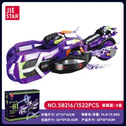 JIESTAR 58217 58216 KỴ BINH SẮT CHÍNH XÁC TIA SÉT THỨC TỈNH QUÁI VẬT CƯỜNG HÓA bộ đồ chơi xếp lắp ráp ghép mô hình 1522 khối