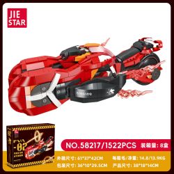 JIESTAR 58217 58216 KỴ BINH SẮT CHÍNH XÁC TIA SÉT THỨC TỈNH QUÁI VẬT CƯỜNG HÓA bộ đồ chơi xếp lắp ráp ghép mô hình 1522 khối