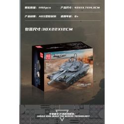 MouldKing 20036 Mould King 20036 XE TĂNG CHIẾN ĐẤU CHỦ LỰC ABRAMS-X bộ đồ chơi xếp lắp ráp ghép mô hình Military Army Quân Sự Bộ Đội 1192 khối