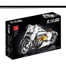 TYGOLL T4055 4055 XE MÁY R18 tỷ lệ 1:5 bộ đồ chơi xếp lắp ráp ghép mô hình Technic Kỹ Thuật Công Nghệ Cao Mô Hình Phương Tiện 1672 khối