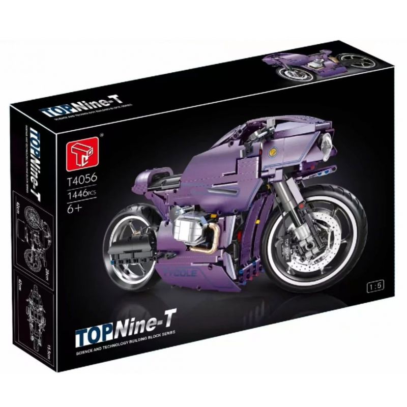 TYGOLL T4056 4056 XE MÁY CHÍN-T tỷ lệ 1:5 bộ đồ chơi xếp lắp ráp ghép mô hình Technic Kỹ Thuật Công Nghệ Cao Mô Hình Phương Tiện 1446 khối