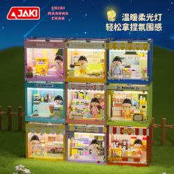 JAKI HK929 BÓNG NHỎ ANH ĐÀO HỘP MÙ THỊ TRƯỜNG MARUQUY bộ đồ chơi xếp lắp ráp ghép mô hình Movie & Game Phim Và Trò Chơi