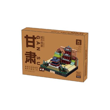 WANGE LIGAO DR.LUCK 3108 TOÀN CẢNH THÀNH PHỐ CAM TÚC bộ đồ chơi xếp lắp ráp ghép mô hình Architecture CITY MICROCOSM Công Trình Kiến Trúc 236 khối