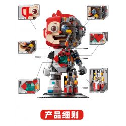 SPARK THINKING 77003 KHỈ SUY NGHĨ SPARK bộ đồ chơi xếp lắp ráp ghép mô hình