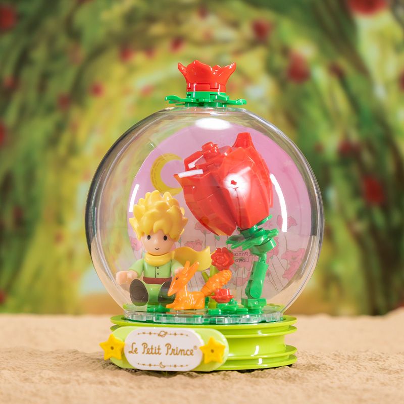 PANTASY 86331 QUẢ CẦU PHA LÊ CỦA HOÀNG TỬ BÉ LỜI THÌ THẦM HOA HỒNG bộ đồ chơi xếp lắp ráp ghép mô hình 300 khối