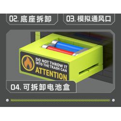 WEILE CREATION 2195 VŨ TRỤ CƠ HỌC KIM CƯƠNG ĐIỆN bộ đồ chơi xếp lắp ráp ghép mô hình 638 khối