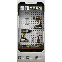 WEILE CREATION 2196 VŨ TRỤ CƠ HỌC ĐIỆN bộ đồ chơi xếp lắp ráp ghép mô hình 632 khối