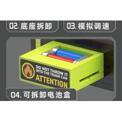 WEILE CREATION 2196 VŨ TRỤ CƠ HỌC ĐIỆN bộ đồ chơi xếp lắp ráp ghép mô hình 632 khối