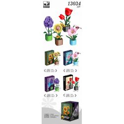 BEAUTY AND 13034 HOA bộ đồ chơi xếp lắp ráp ghép mô hình Creator Sáng Tạo