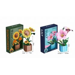 BEAUTY AND 13034 HOA bộ đồ chơi xếp lắp ráp ghép mô hình Creator Sáng Tạo