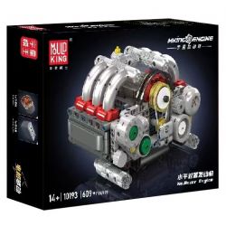 MouldKing 10193 Mould King 10193 ĐỘNG CƠ ĐỐI ĐỈNH NẰM NGANG bộ đồ chơi xếp lắp ráp ghép mô hình Technic Kỹ Thuật Công Nghệ Cao Mô Hình Phương Tiện 609 khối