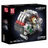 MouldKing 10193 Mould King 10193 ĐỘNG CƠ ĐỐI ĐỈNH NẰM NGANG bộ đồ chơi xếp lắp ráp ghép mô hình Technic Kỹ Thuật Công Nghệ Cao Mô Hình Phương Tiện 609 khối