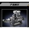 MouldKing 10206 Mould King 10206 XE THỂ THAO MCL SỬ DỤNG ĐỘNG CƠ V8 bộ đồ chơi xếp lắp ráp ghép mô hình Technic MCL SUPERCAR V8 ENGINE Kỹ Thuật Công Nghệ Cao Mô Hình Phương Tiện 737 khối