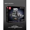 MouldKing 10206 Mould King 10206 XE THỂ THAO MCL SỬ DỤNG ĐỘNG CƠ V8 bộ đồ chơi xếp lắp ráp ghép mô hình Technic MCL SUPERCAR V8 ENGINE Kỹ Thuật Công Nghệ Cao Mô Hình Phương Tiện 737 khối