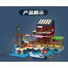 MouldKing 10110 Mould King 10110 BẾN TÀU ĐÁNH CÁ bộ đồ chơi xếp lắp ráp ghép mô hình Creator FISHING BOAT DOCK Sáng Tạo 800 khối