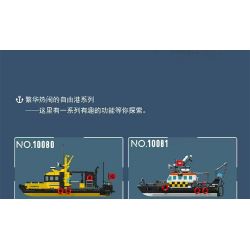 MouldKing 10110 Mould King 10110 BẾN TÀU ĐÁNH CÁ bộ đồ chơi xếp lắp ráp ghép mô hình Creator FISHING BOAT DOCK Sáng Tạo 800 khối