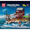 MouldKing 10110 Mould King 10110 BẾN TÀU ĐÁNH CÁ bộ đồ chơi xếp lắp ráp ghép mô hình Creator FISHING BOAT DOCK Sáng Tạo 800 khối